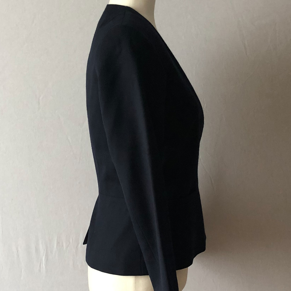 Pendleton Navy 100% Wool Jacket Size 4 - image 2